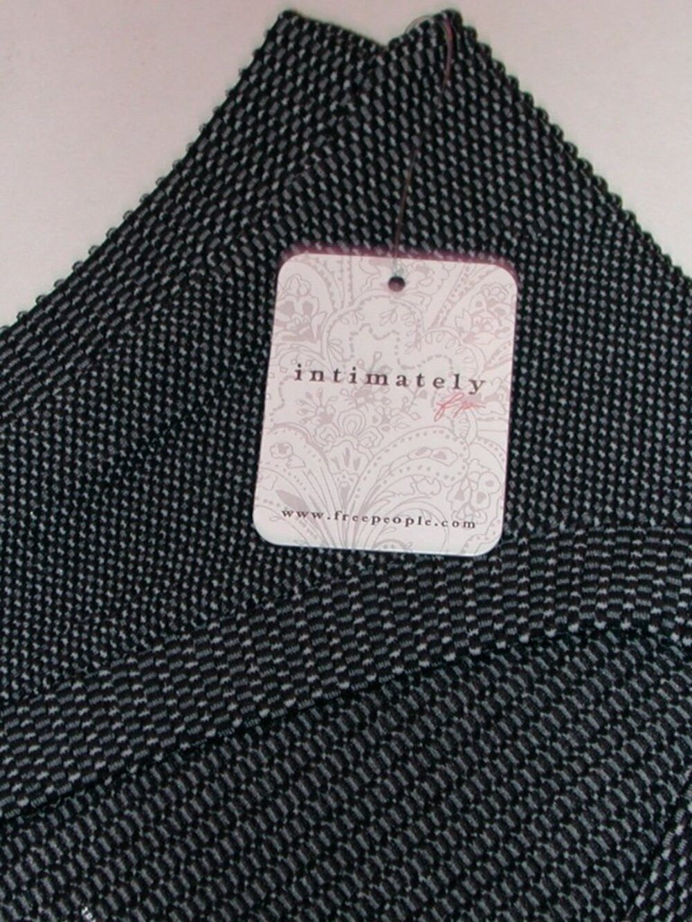 Free People Clean Slate Tank Top Size Medium NWT Black - Picture 3 of 4